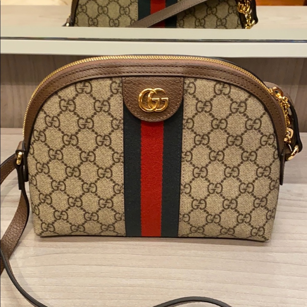 Gucci Ophidia GG Canvas Small Shoulder Bag